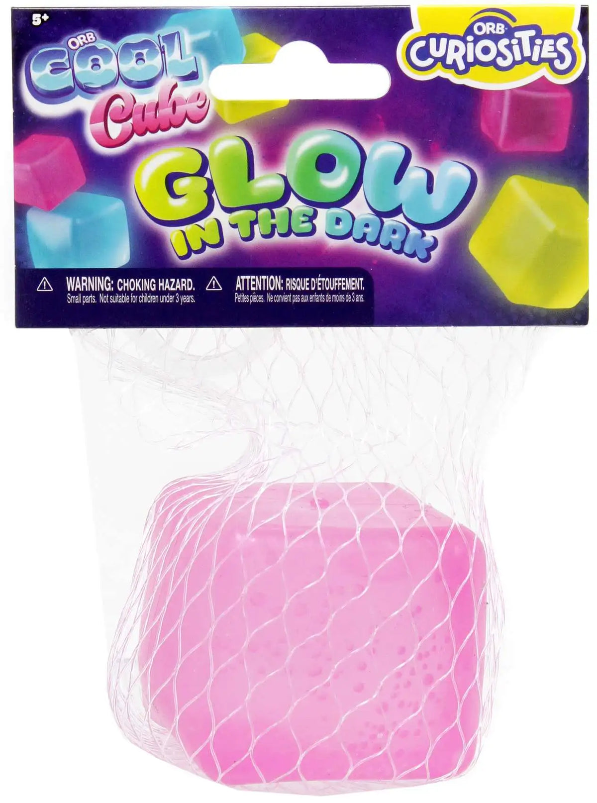 Sugar Swaps Cool Cubes Glow-In-The-Dark Pink Cube