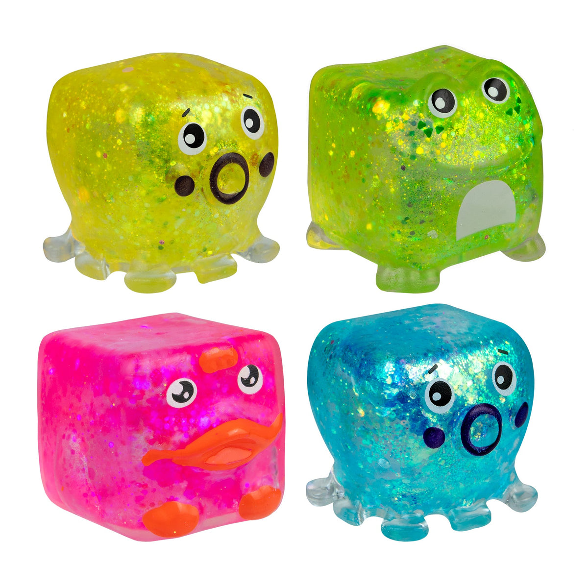 ORB Sugar Swaps Mini Animal Pals Squeeze Toy, 4 Pack