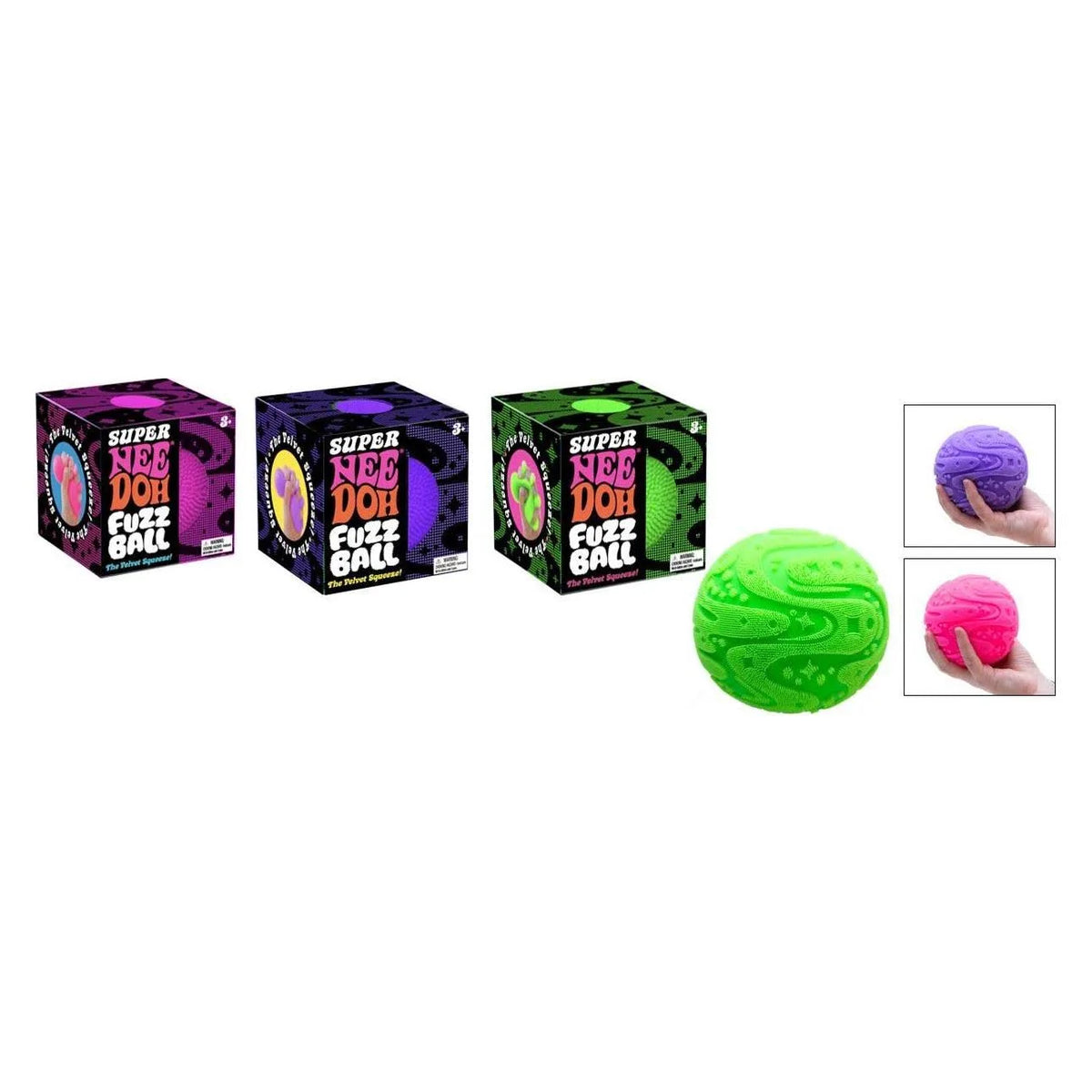 Super NeeDoh Fuzz Ball (Styles May Vary)