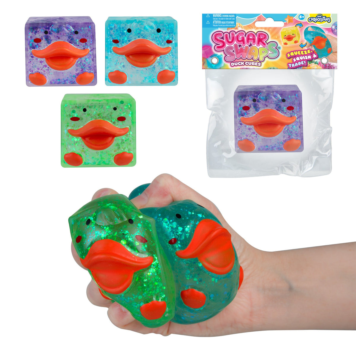 ORB Sugar Swaps Duck Cube Squeeze Toy (Styles May Vary)