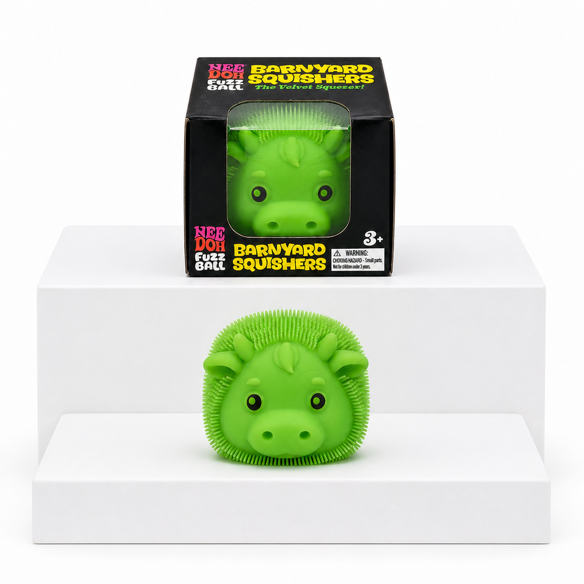 NeeDoh Fuzz Ball Barnyard Squishers Styles May Vary)