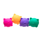 NeeDoh Teenie Cool Kittens, Assorted Colors, 4/Pack