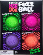 Schylling Teenie NeeDoh Fuzz Balls - 4 Pack