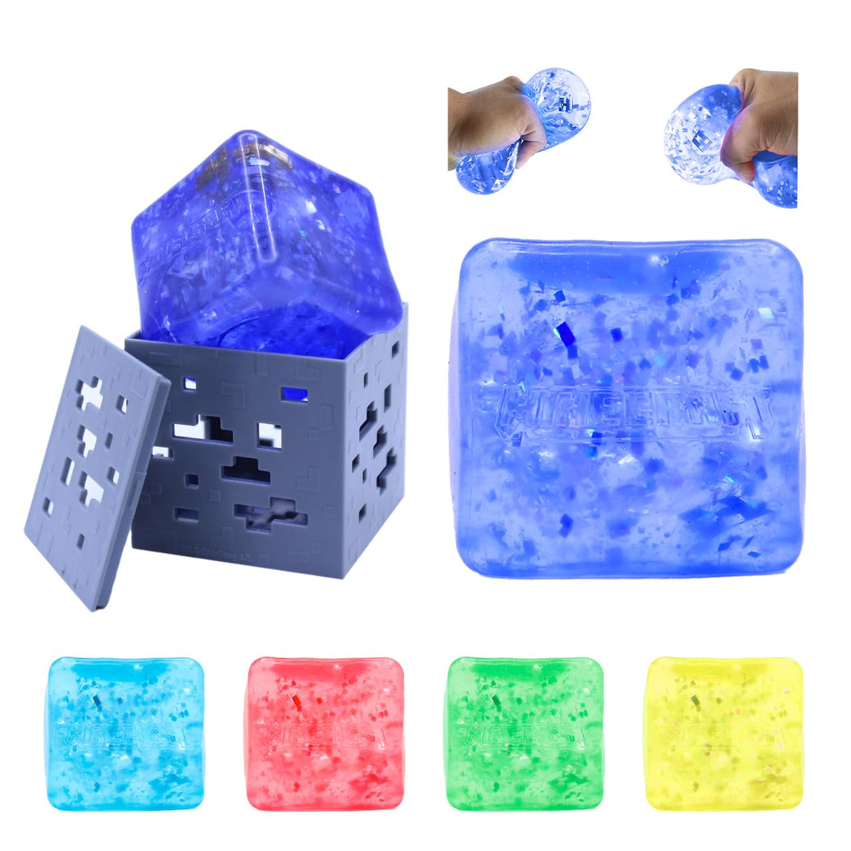 Minecraft Jelly Cube Fidget Toy