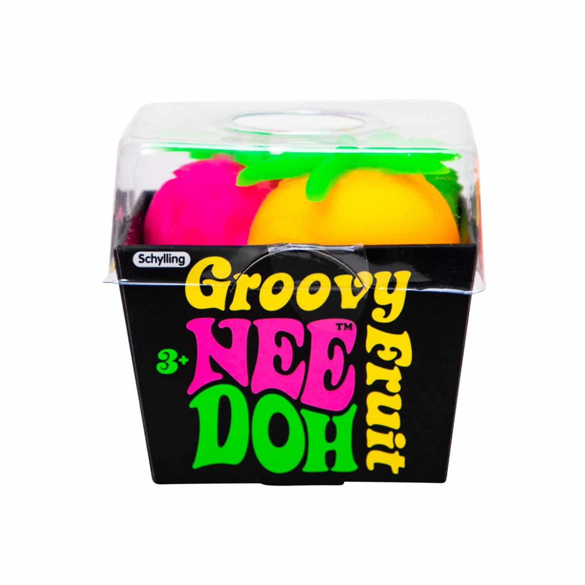 NeeDoh Groovy Fruit Multicolored 3 pc (RANDOM COLOR)