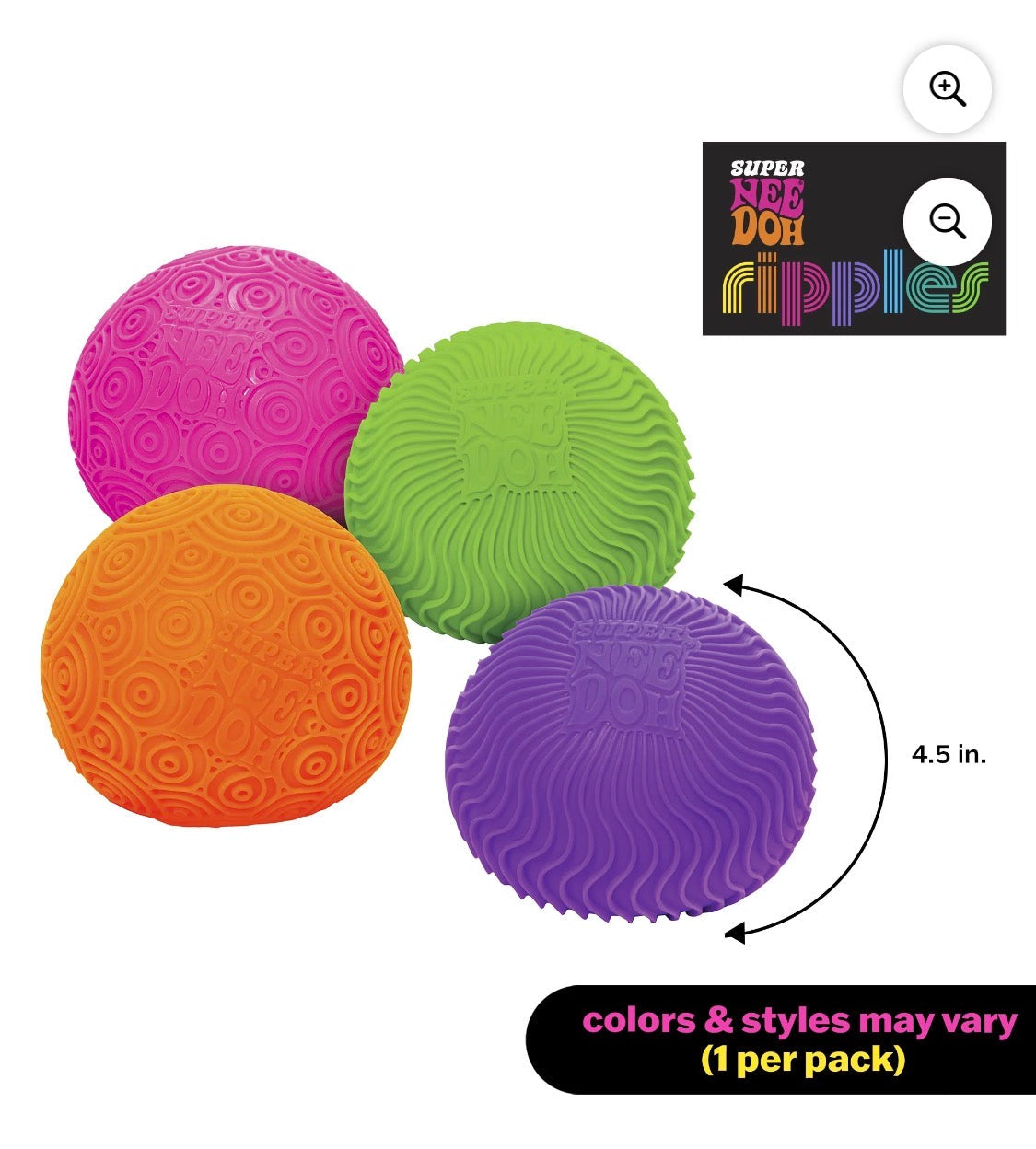 Super NeeDoh Ripples Squishy (Styles May Vary)