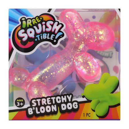 Ja-Ru Irre-Squish-tible Stretchy B'loon Dog (Glitter Edition)