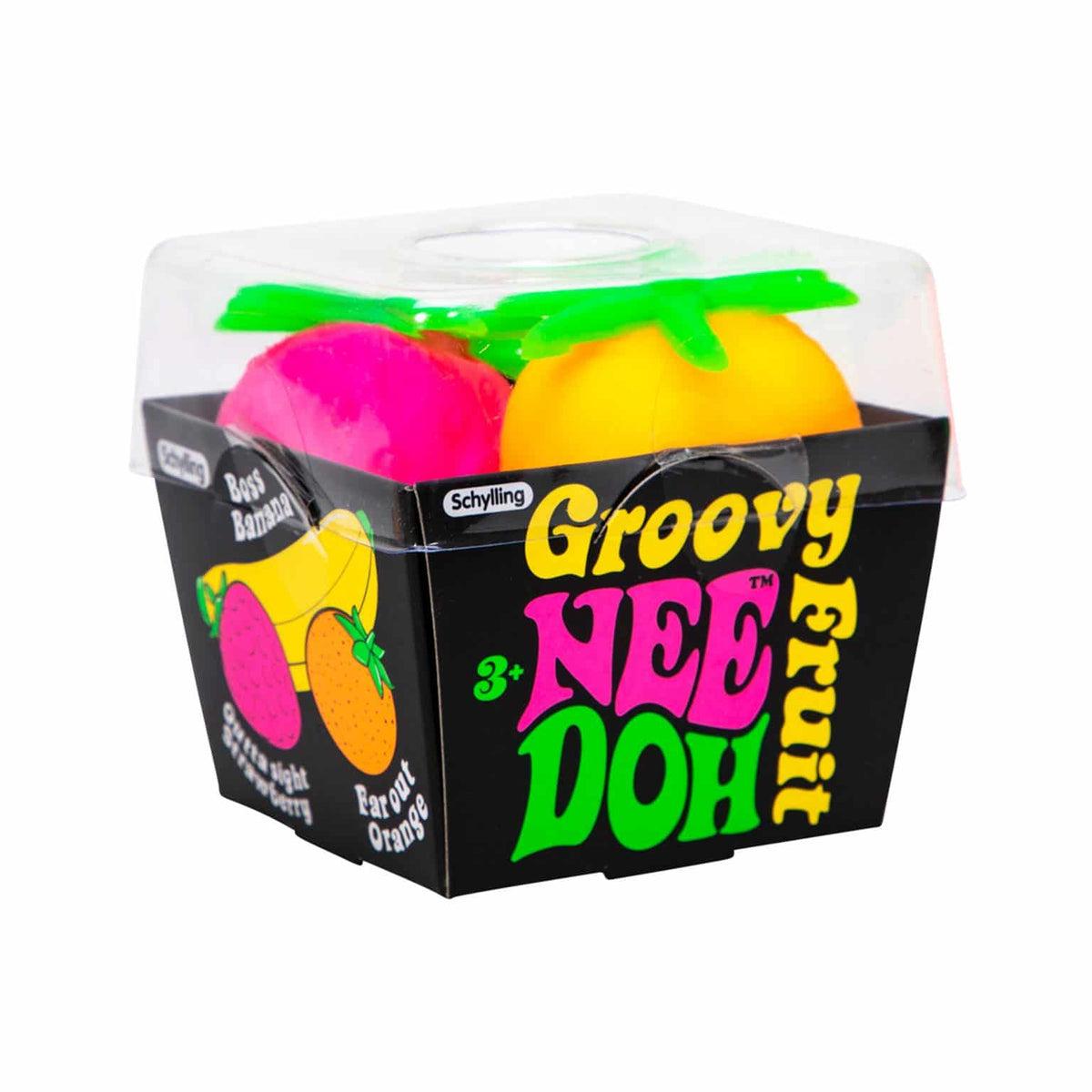 NeeDoh Groovy Fruit Multicolored 3 pc (RANDOM COLOR)