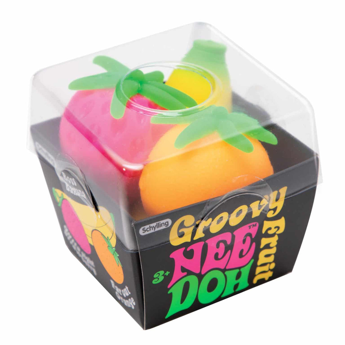 NeeDoh Groovy Fruit Multicolored 3 pc (RANDOM COLOR)