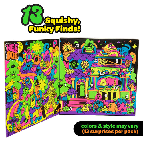 NeeDoh Funky Frights Squish-O-Ween Countdown Set 2026 (Styles May Vary)