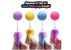 Schylling Teenie Nee-Doh Color Change Multipack 4 Pack
