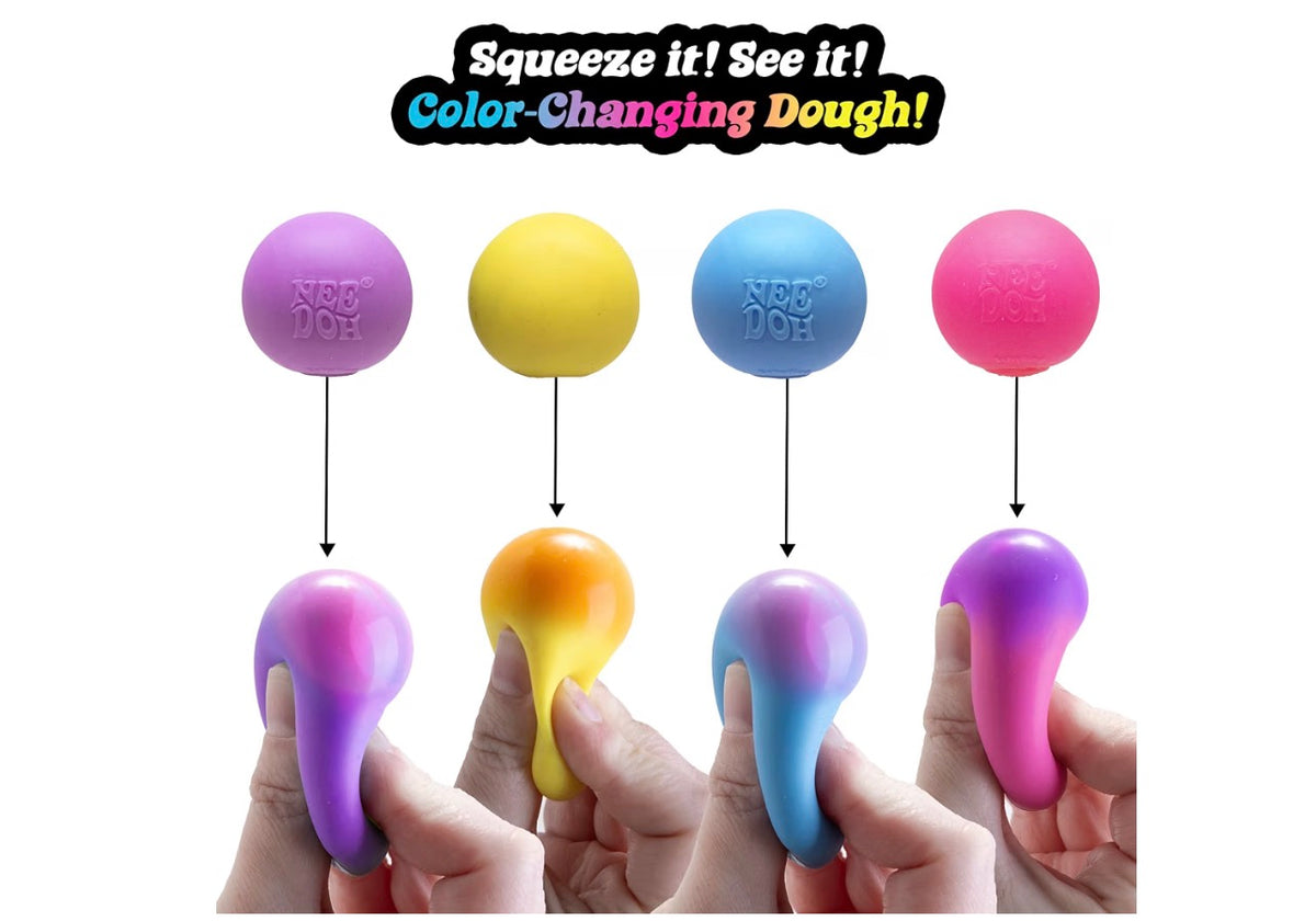 Schylling Teenie Nee-Doh Color Change Multipack 4 Pack