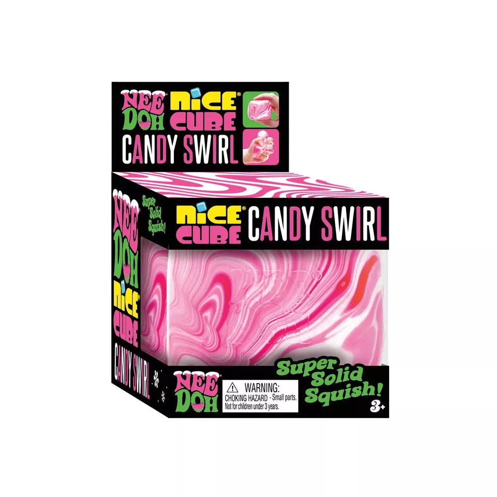 Schylling NeeDoh Nice Cube Candy Swirl