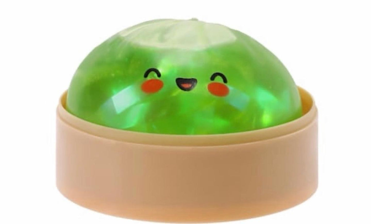 Crazy Fun Mystery Dumpling Squishy, Green Holographic Edition (Styles May Vary)