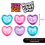 NeeDoh Good Vibes Only Heart Squishy (Styles May Vary)