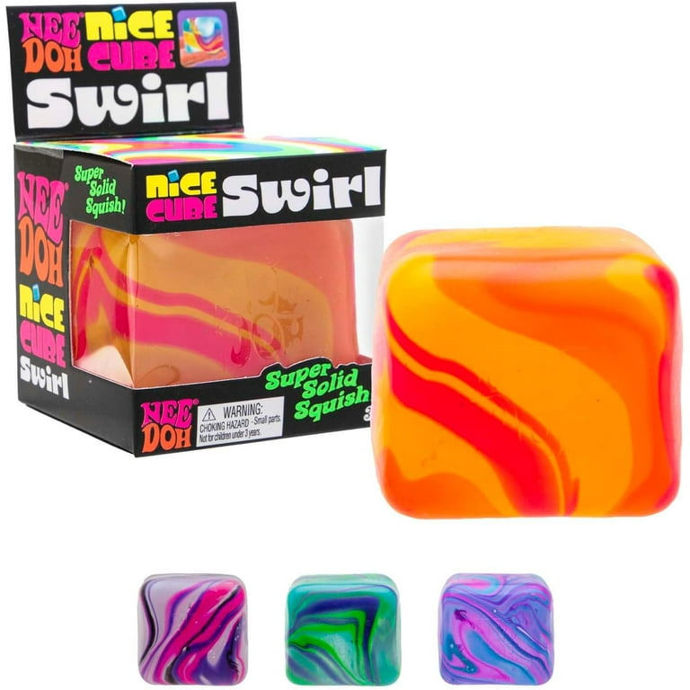 NeeDoh Nice Cube Swirl Squishy (Styles May Vary)
