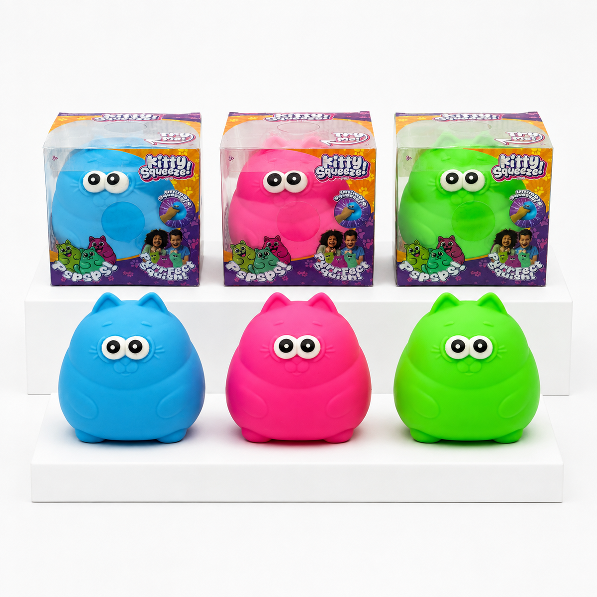 PPNC Kitty Squeeze Cat Squeeze Toy (Styles May Vary)