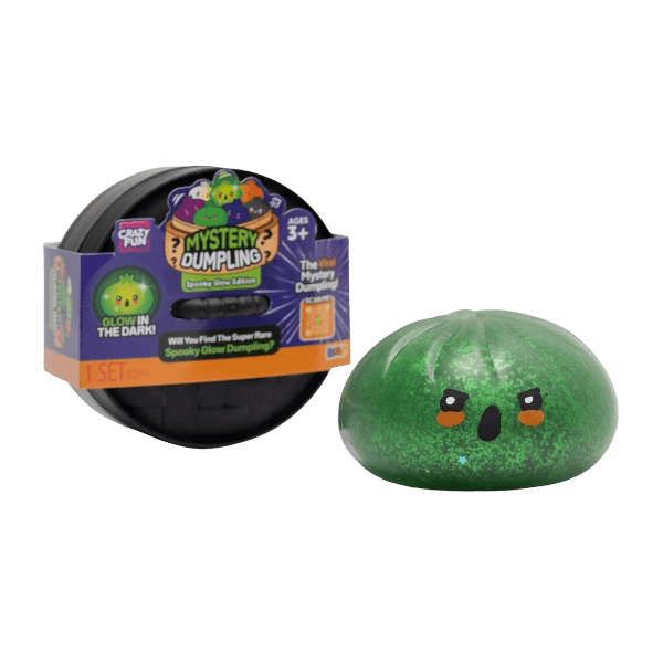 Crazy Fun Mystery Dumpling Squishy Spooky Glow Edition (Styles May Vary)