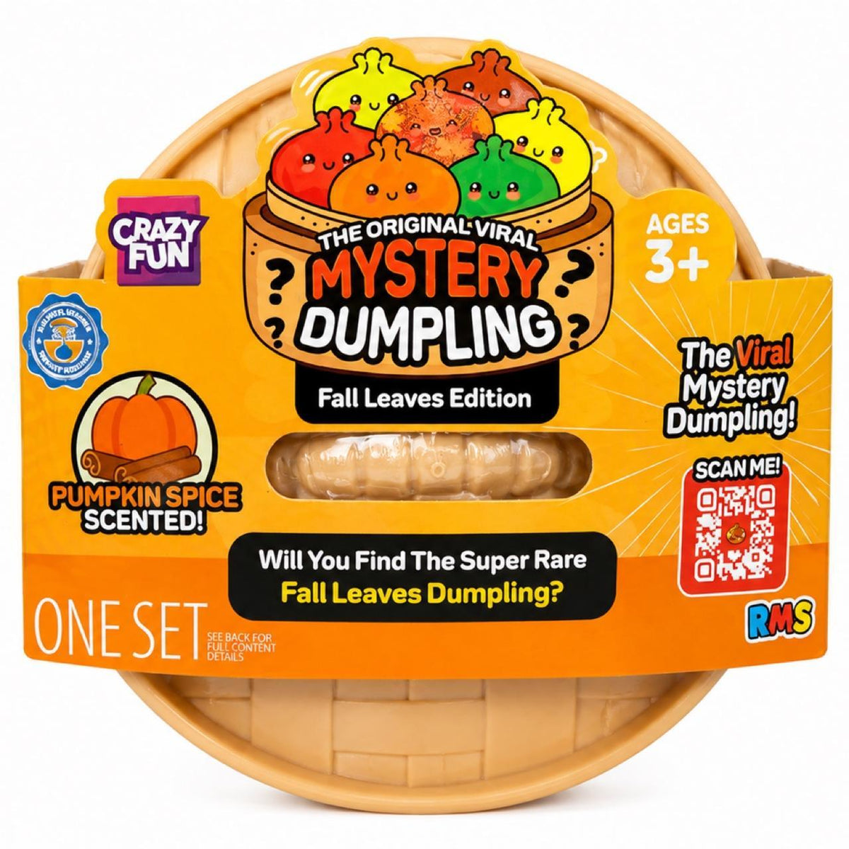 Crazy Fun Mystery Dumpling Squishy Fall Leaves Edition (Styles May Vary)