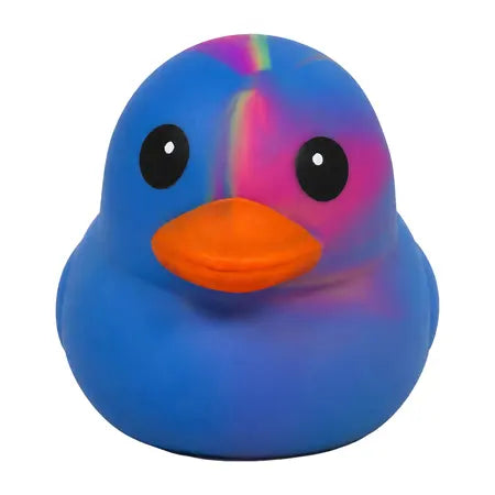 Quackeez Duckeez Duck Squeeze Toy, Tie Dye (Styles May Vary)