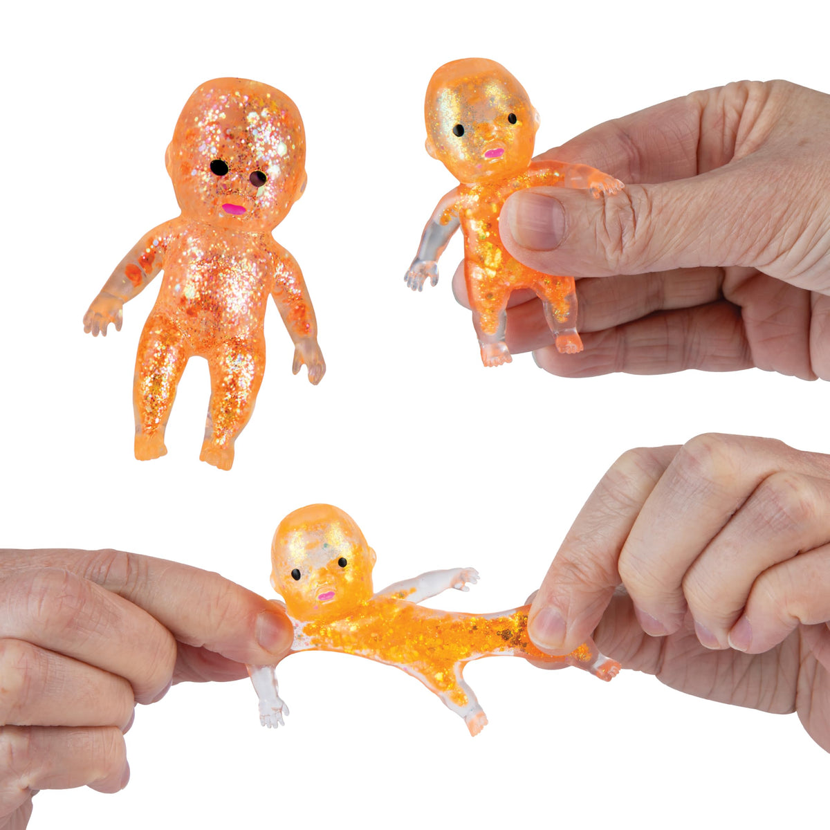 ORB Sugar Swaps Babies Squeeze Toy, 2 Pack (Styles May Vary)