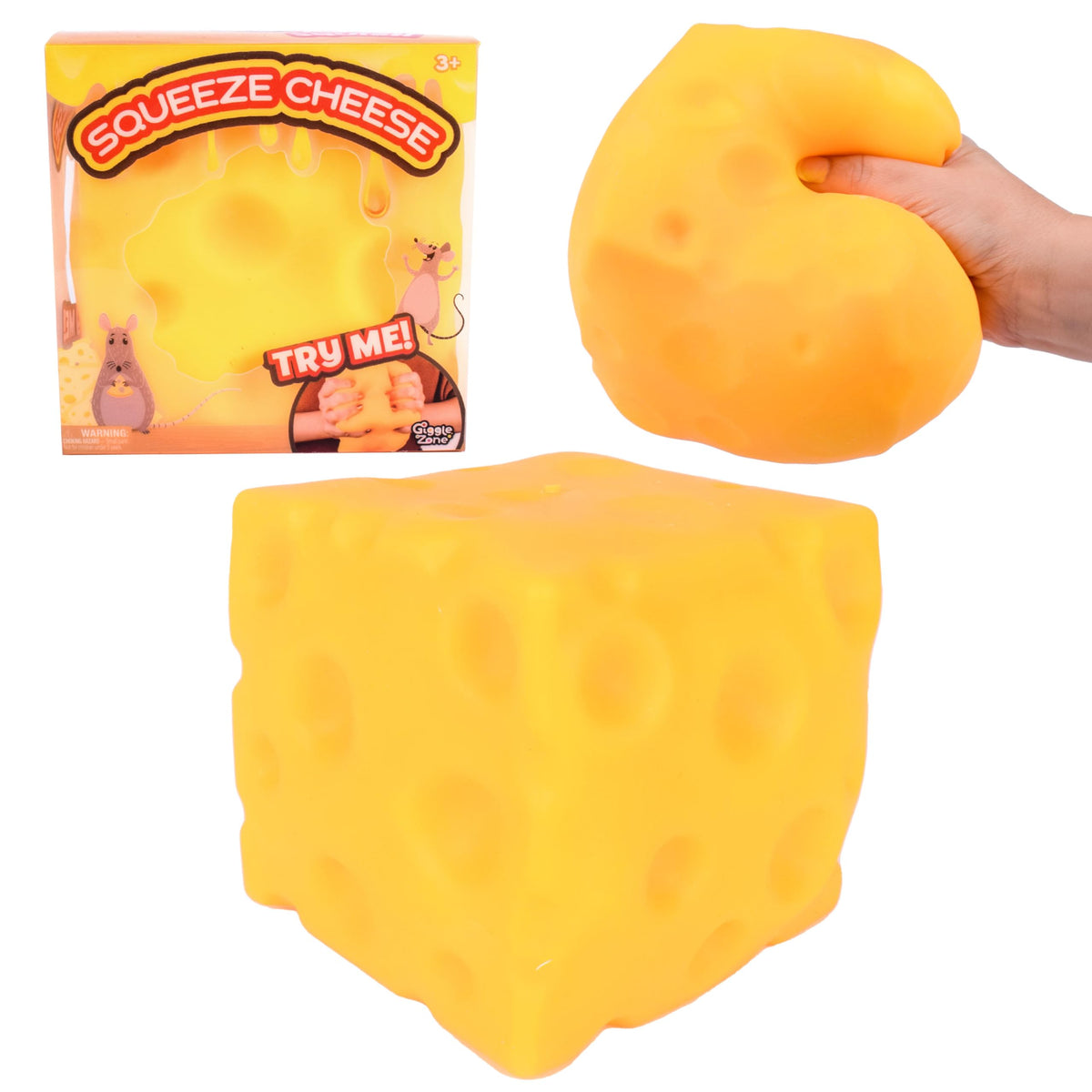 Giggle Zone Squeeze Cheese Squishy