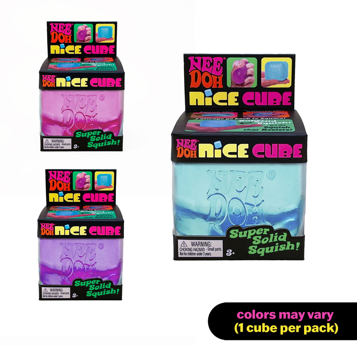 NeeDoh Nice Cube Squishy (Styles May Vary)