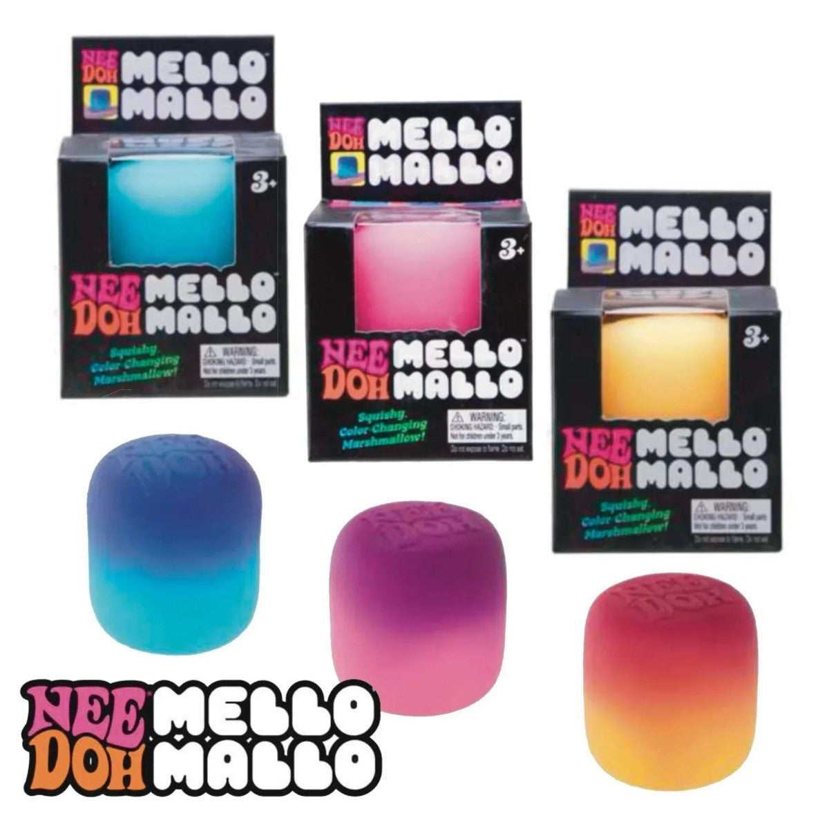 NeeDoh Mello Mallo Squishy (Styles May Vary)