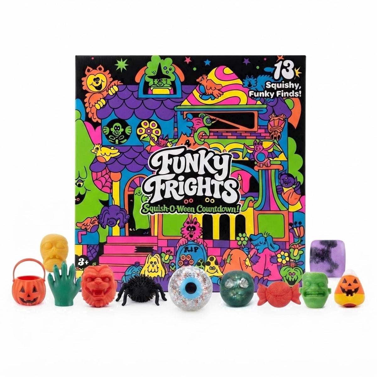 NeeDoh Funky Frights Squish-O-Ween Countdown Set 2026 (Styles May Vary)