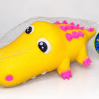 PPNC Squishy Chomp-Chomp Gator Squeeze Fidget Toy Yellow and Pink