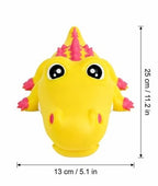 PPNC Squishy Chomp-Chomp Gator Squeeze Fidget Toy Yellow and Pink
