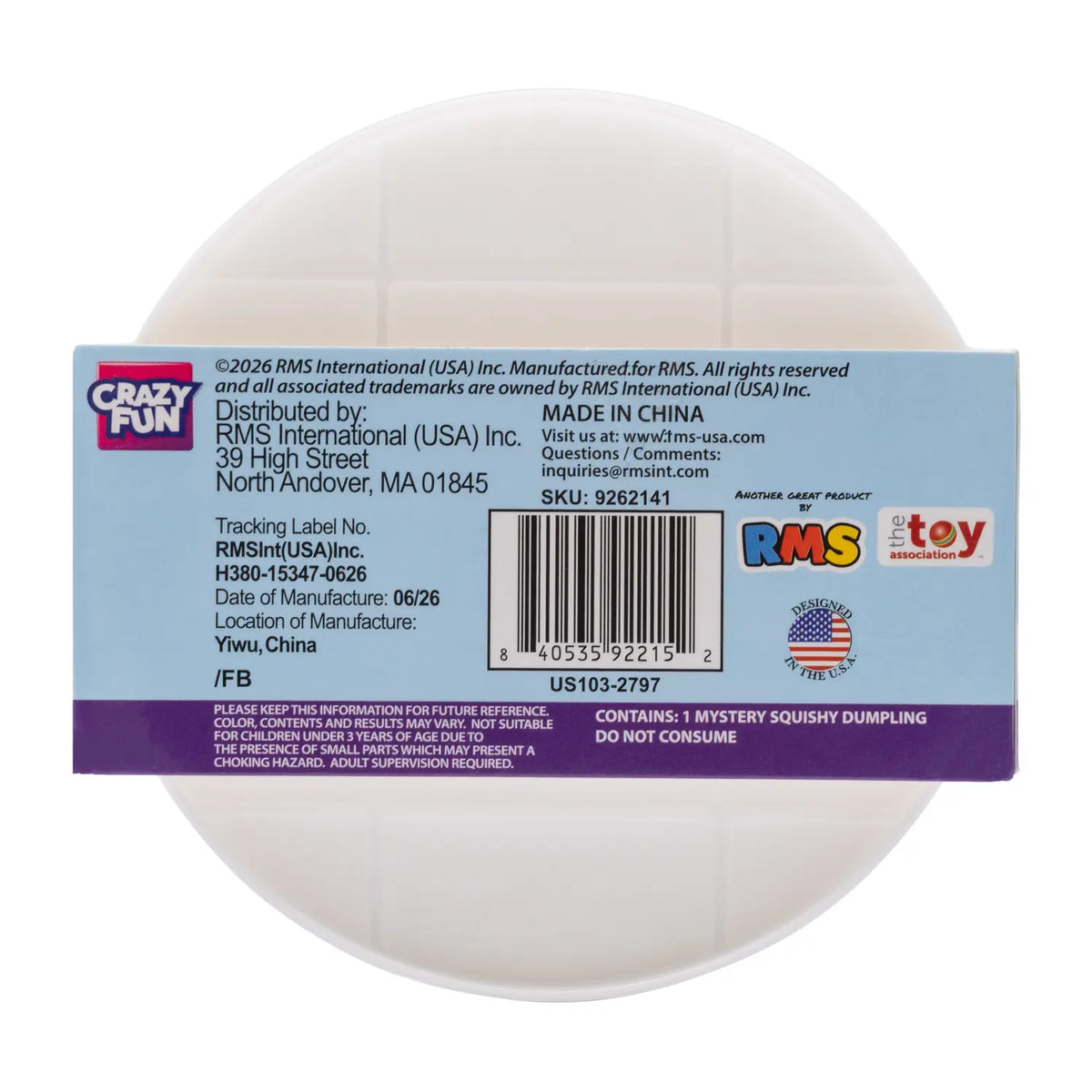 Crazy Fun Mystery Dumpling Polar Bear Edition Set (Styles May Vary)