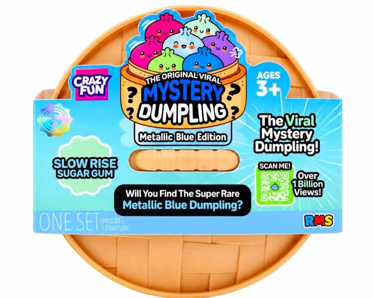 Crazy Fun Mystery Dumpling Metallic Blue Edition Set (Styles May Vary)
