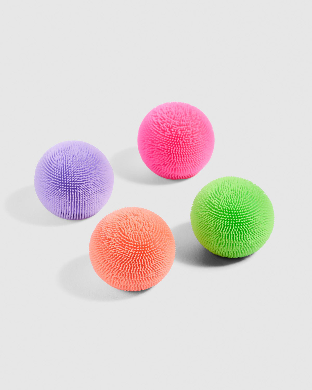 Schylling Teenie NeeDoh Fuzz Balls - 4 Pack