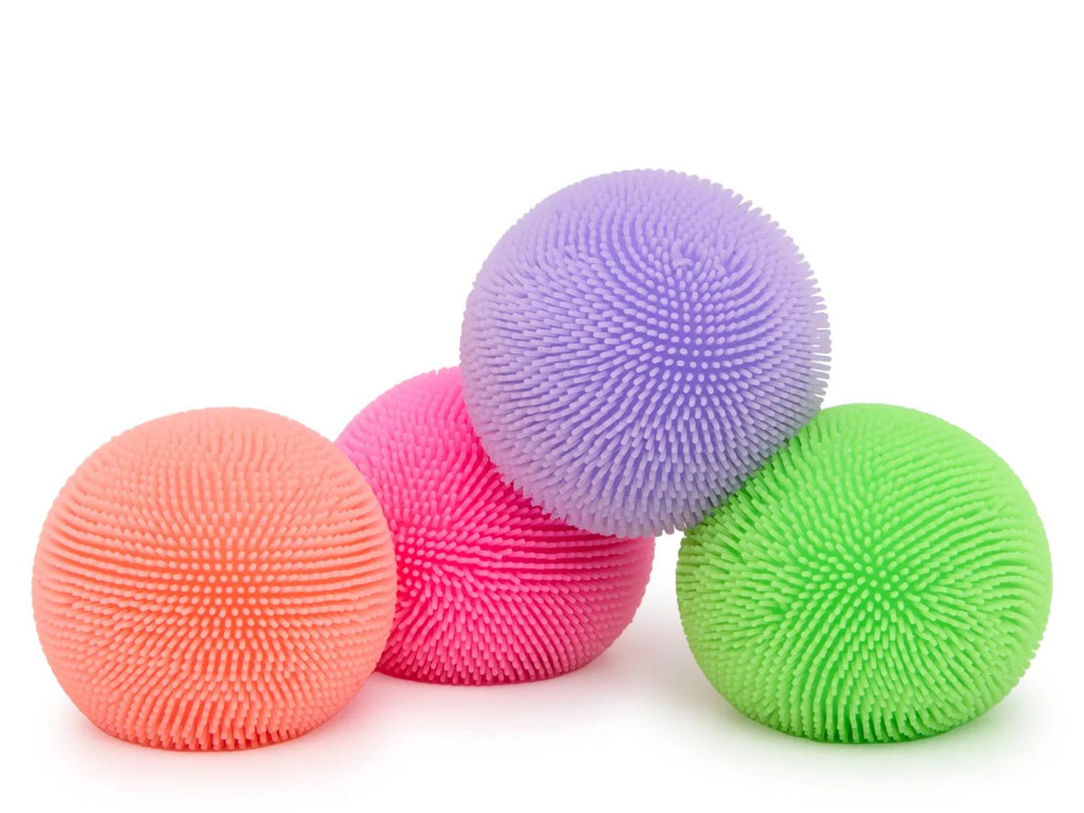Schylling Teenie NeeDoh Fuzz Balls - 4 Pack