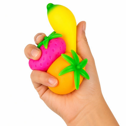 NeeDoh Groovy Fruit Multicolored 3 pc (RANDOM COLOR)