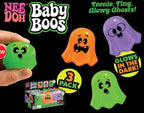 NeeDoh Teenie Ghost Glow-In-The-Dark Baby Boos -3Pack