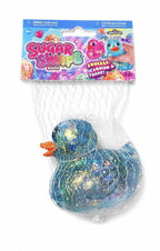 ORB Sugar Swaps Sparklee Duck in its net-bag package, a blue glittery duck