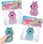ORB Sugar Swaps Quokka squeeze toys in pink and blue, in their net-bag packages