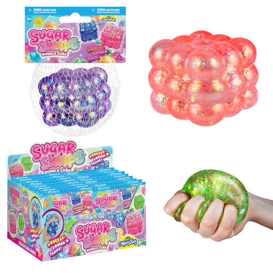 ORB Sugar Swaps Bubble Cube Squeeze Toy (Styles May Vary)