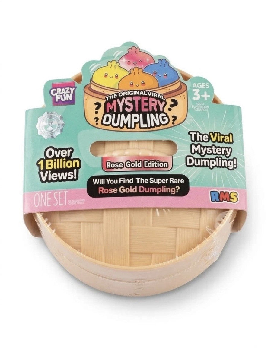 Crazy Fun Mini Mystery Dumpling Squishy, Rose Gold Edition (Styles May Vary)