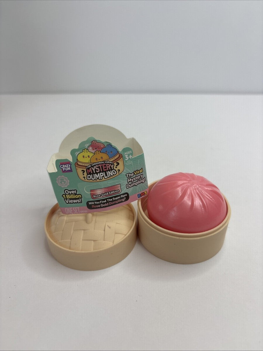 Crazy Fun Mini Mystery Dumpling Squishy, Rose Gold Edition (Styles May Vary)