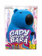PPNC Capy Smoosh-a-Bara, a blue capybara squeeze toy in its packaging