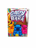 PPNC Capy Smoosh-a-Bara box front showing the orange, blue and pink capybaras