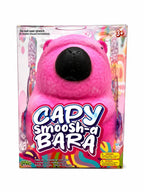 PPNC Capy Smoosh-a-Bara, a pink capybara squeeze toy in its packaging