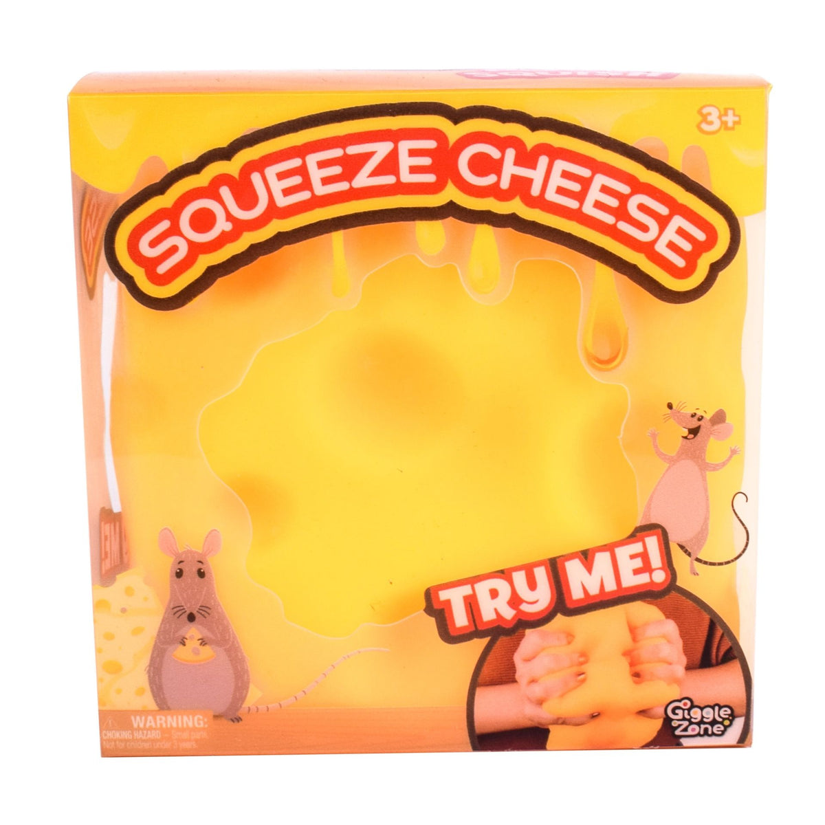 Giggle Zone Squeeze Cheese Squishy