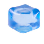 J'Adore Cool Cube Squishy, a translucent blue ice cube squeeze toy