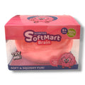 SoftMart Brain Squishy, Scented, in its packaging